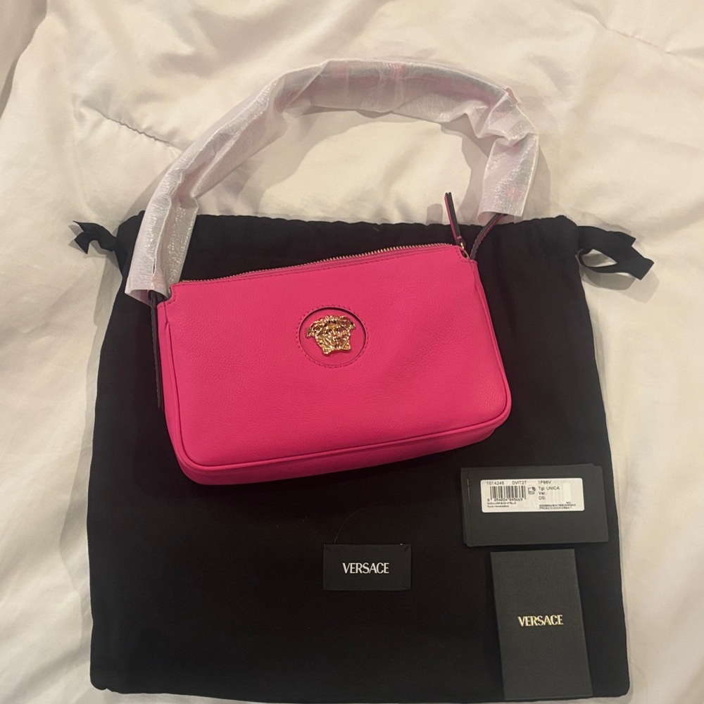 Versace Fuchsia Shoulder Bag